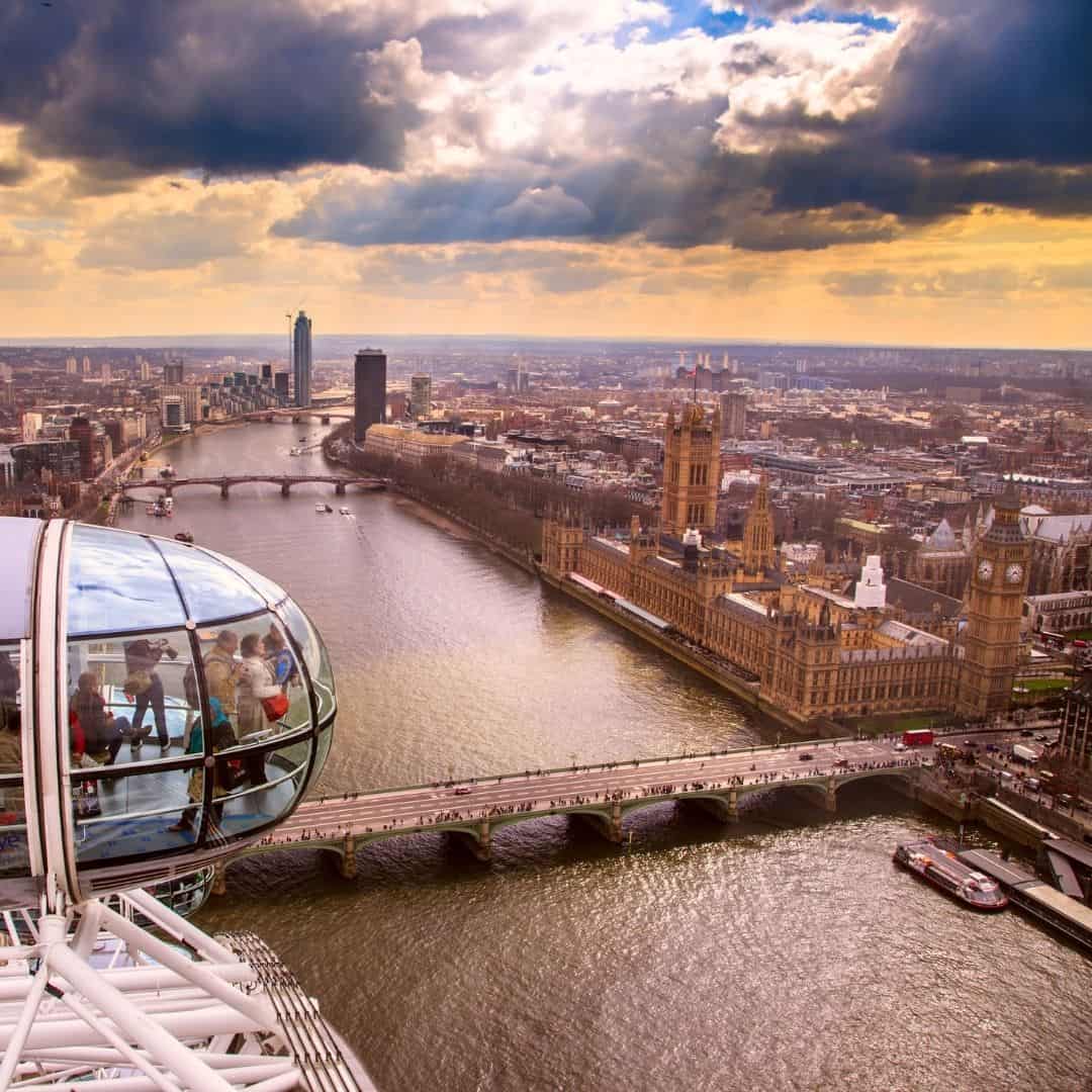 O que fazer em Londres - London Eye - Turistando em Londres - Bate Papo Blog