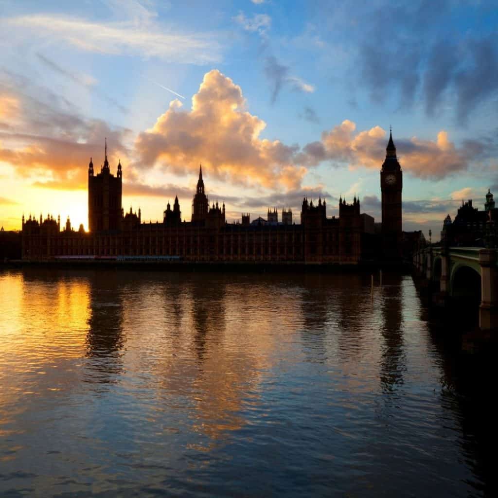 Pôr do Sol em Londres - Primavera em Londres - Turistando em Londres - Bate Papo Blog